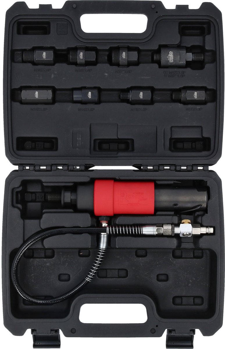 Compressed air injector extractor set, 9 pcs