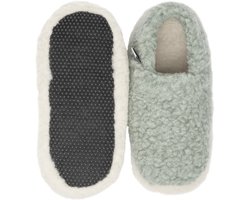 LuLu Nordic sloffen voor dames en heren - groen/wit