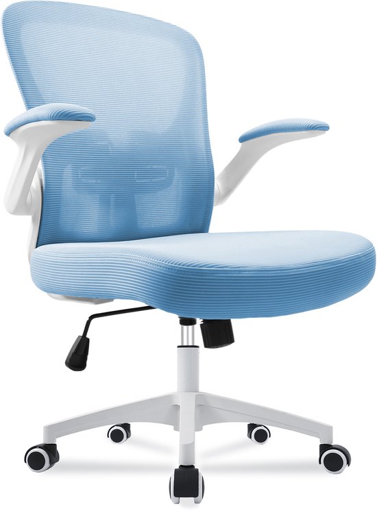 Durrafy Ergonomische Bureaustoel met Lendensteun - Blauw - Durrafy - €77,99