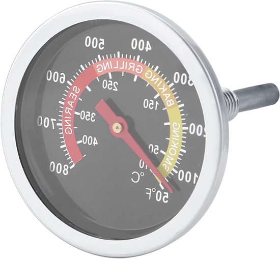 REDPOINT SPARES PIROMETRO/thermometer 0-500° for pizza, BBQ, wood stoves, etc