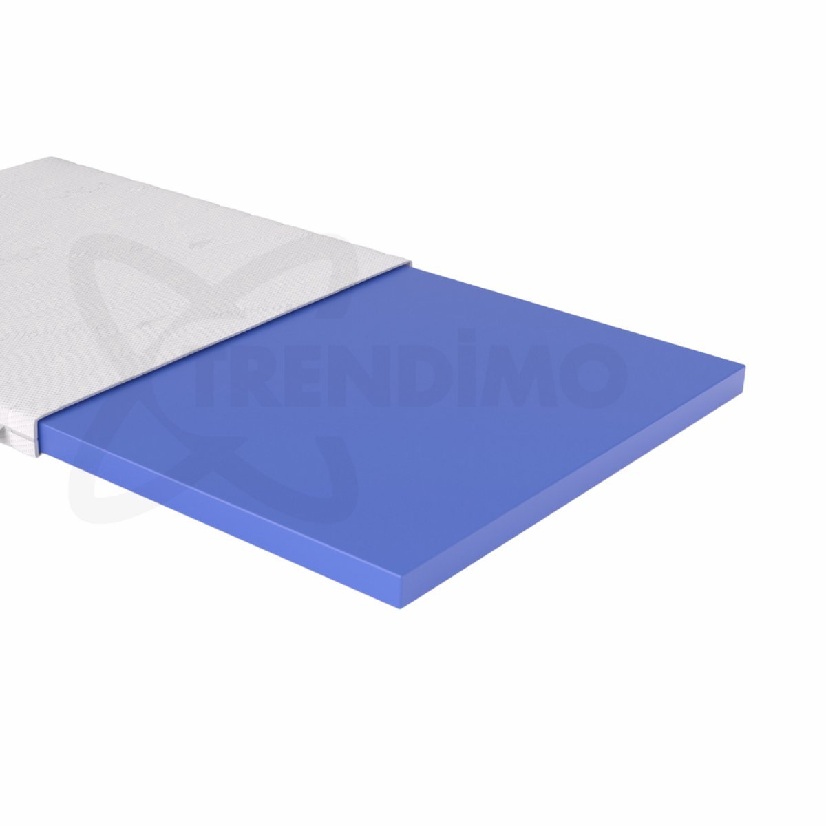 Trendimo Topmatras 80x200 - Topper HR Koudschuim - Hybrid - Topdekmatras - 5cm - Afritsbaar Wasbaar Tijk - Orthopedisch - Anti-allergisch - Topper Hotel XL - Anti Bacterieel Wit