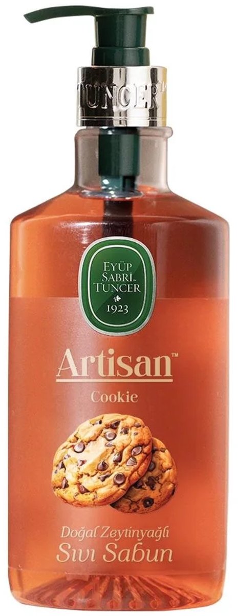 Eyup Sabri Tuncer - Artisan - Natuurlijke Vloeibare Handzeep met Olijfolie – Cookie – 600 ml - Gluten Vrij