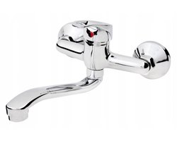 Hydroland Wandkraan Keuken - Zwenkbaar, Chroom, 150mm Hartafstand