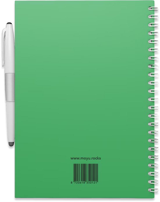 MOYU - Carnet Flashy Moss - Carnet Effaçable A5 Premium