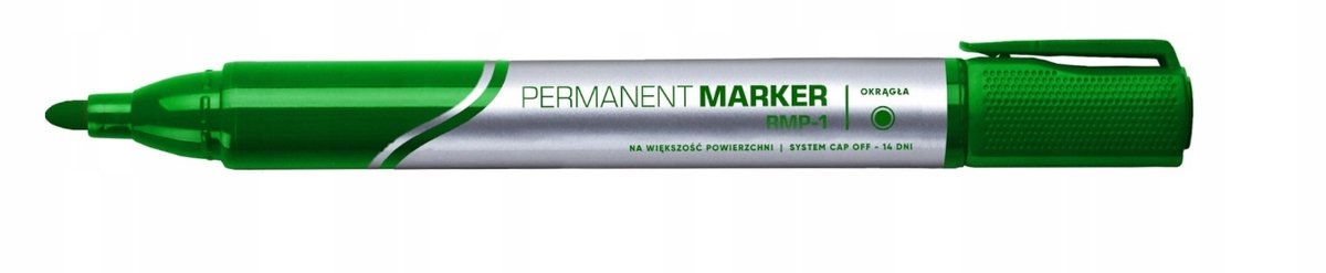 Rystor RMP-1 Permanente Marker Groen - Ronde Punt