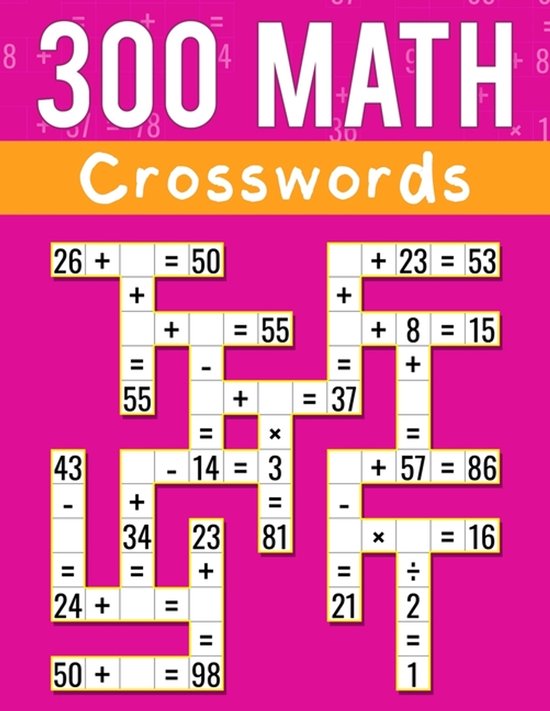 300 Math CrossWords - cover