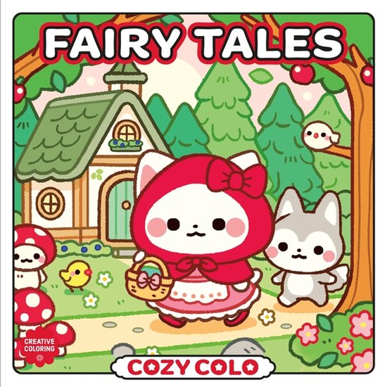 Cozy Coloring- Cozy Fairy Tales - cover
