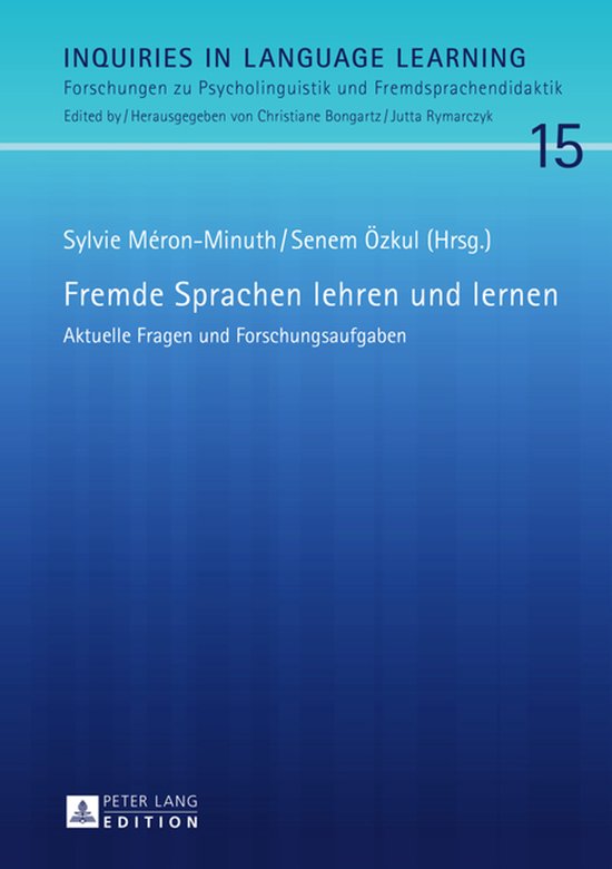 Inquiries in Language Learning 15 - Fremde Sprachen lehren u ... - cover