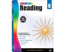 Omslag van Spectrum Reading Workbook, Grade K