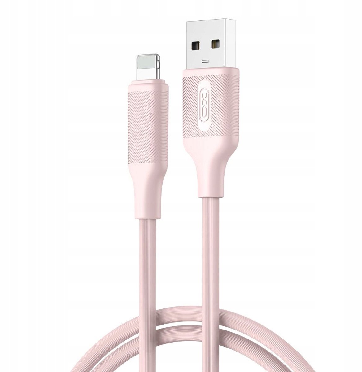 XO NB265 USB-Lightning Kabel 1m 2.4A Roze
