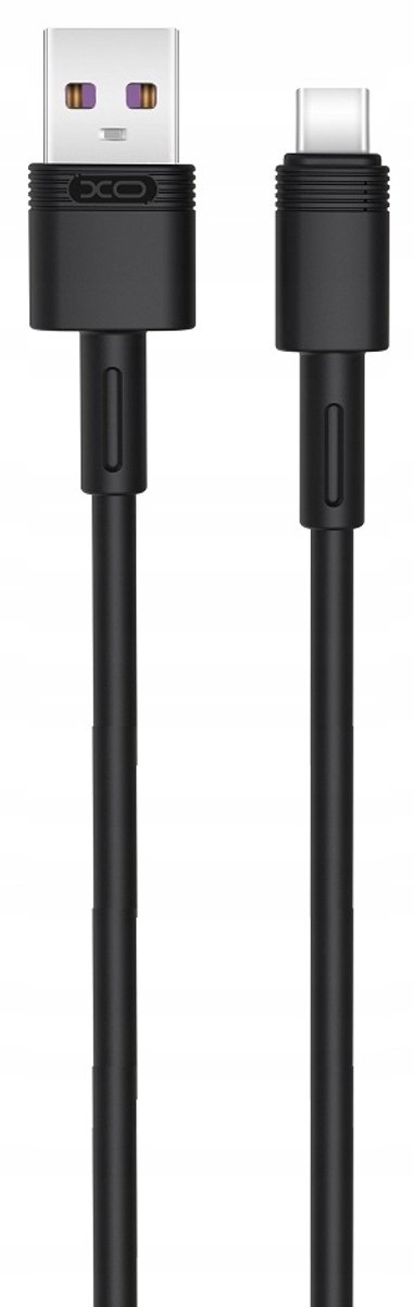 USB-C Kabel 5A 1m Snel Laden QC - XO NB-Q166 Zwart