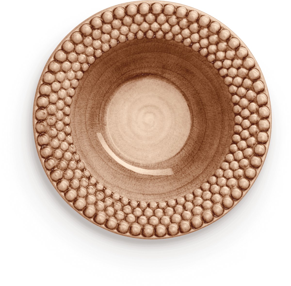 Mateus - Pastabord Bubble 25cm cinnamon - Diepe borden