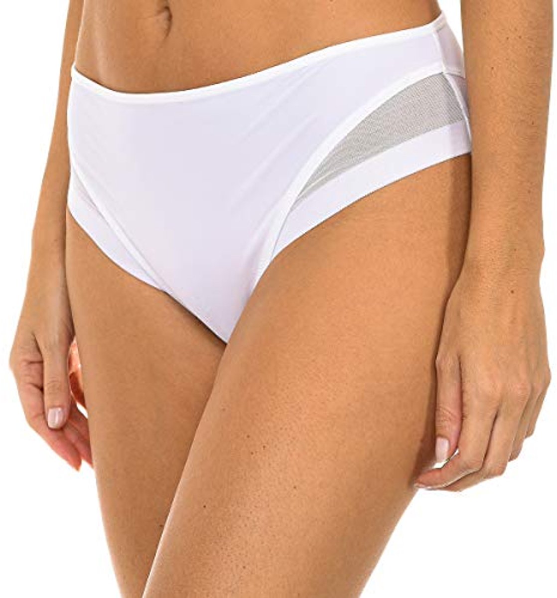 Dames Slip XL - Wit, Comfortabele Microfiber Ondergoed