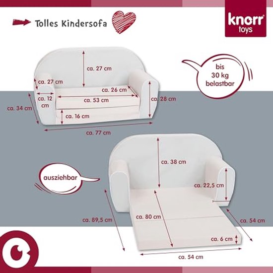 2-in-1 Kinderbank, Uitklapbare Slaapbank En Kinderstoel Voor Kleine Kinderen Mini Bank Voor De Kinderkamer Stylish Speelbank Voor Meisjes En Jongens