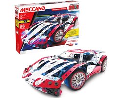 Bandai - Meccano Supercar 25 in 1 - Bouwset 25 Modellen - 347 stuks inclusief 6 volt motor, LED, gereedschap, instructies - Supercar Montage Activiteitenset - Kinderspeelgoed 10 jaar en + -APM20105