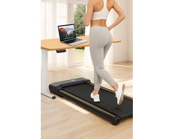 Walking Pad Treadmill – Compacte & Stille Loopband voor Thuis en Kantoor – Onder Bureau – LED-Display, Afstandsbediening & App – Direct Gebruiksklaar, 2.5 pk, 1-6 km/u