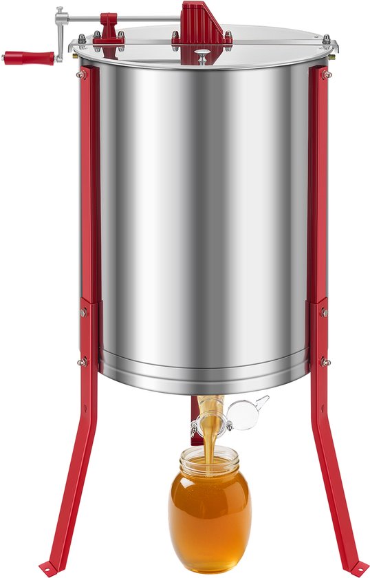 Verwarmende cirkel Honingmelter met thermostaat Honingverwarmer om te filteren, Honing gekristalliseerde honing extractor Bijenhouderij-uitrusting Gereedschap