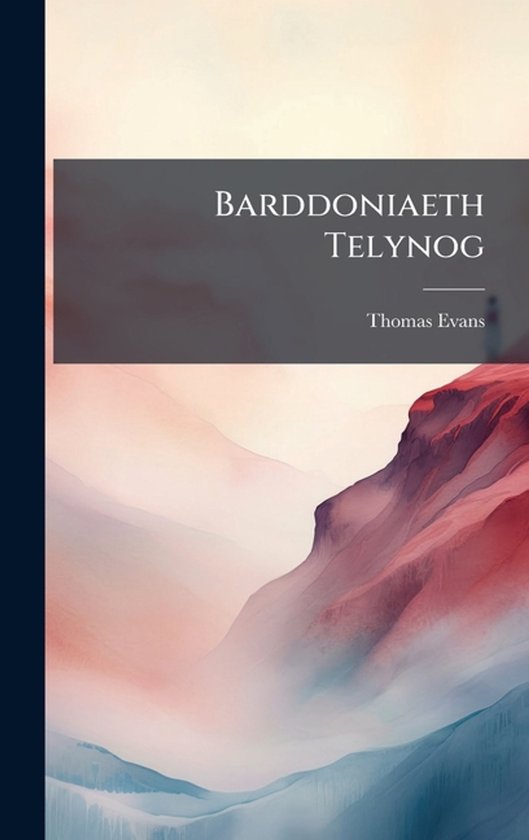 Barddoniaeth Telynog - cover