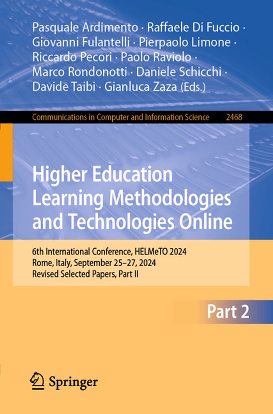 Communications in Computer and Information Science2468- High ... - cover