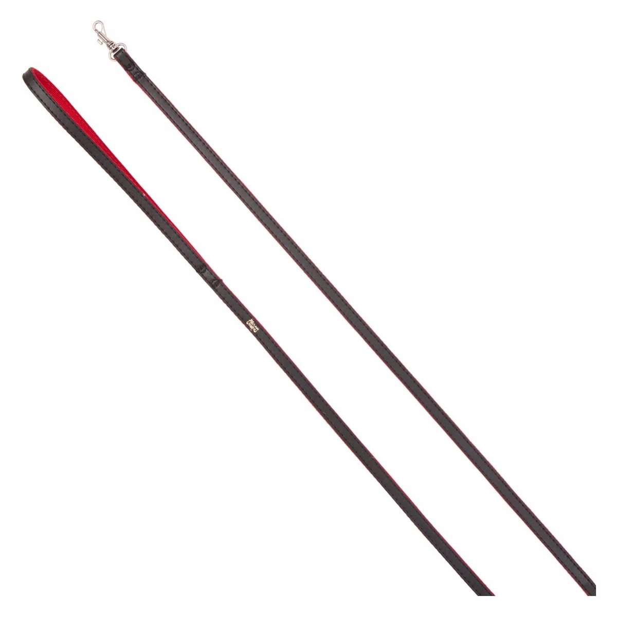 Dingo Basic Honden- en Kattenlijn 1,3m - Zwart/Rood