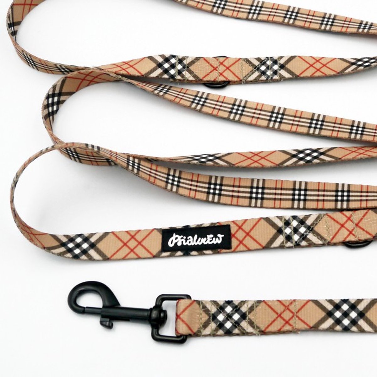 Dogberry Psiakrew Verstelbare Hondensnoer 220 cm - Klassiek Patroon