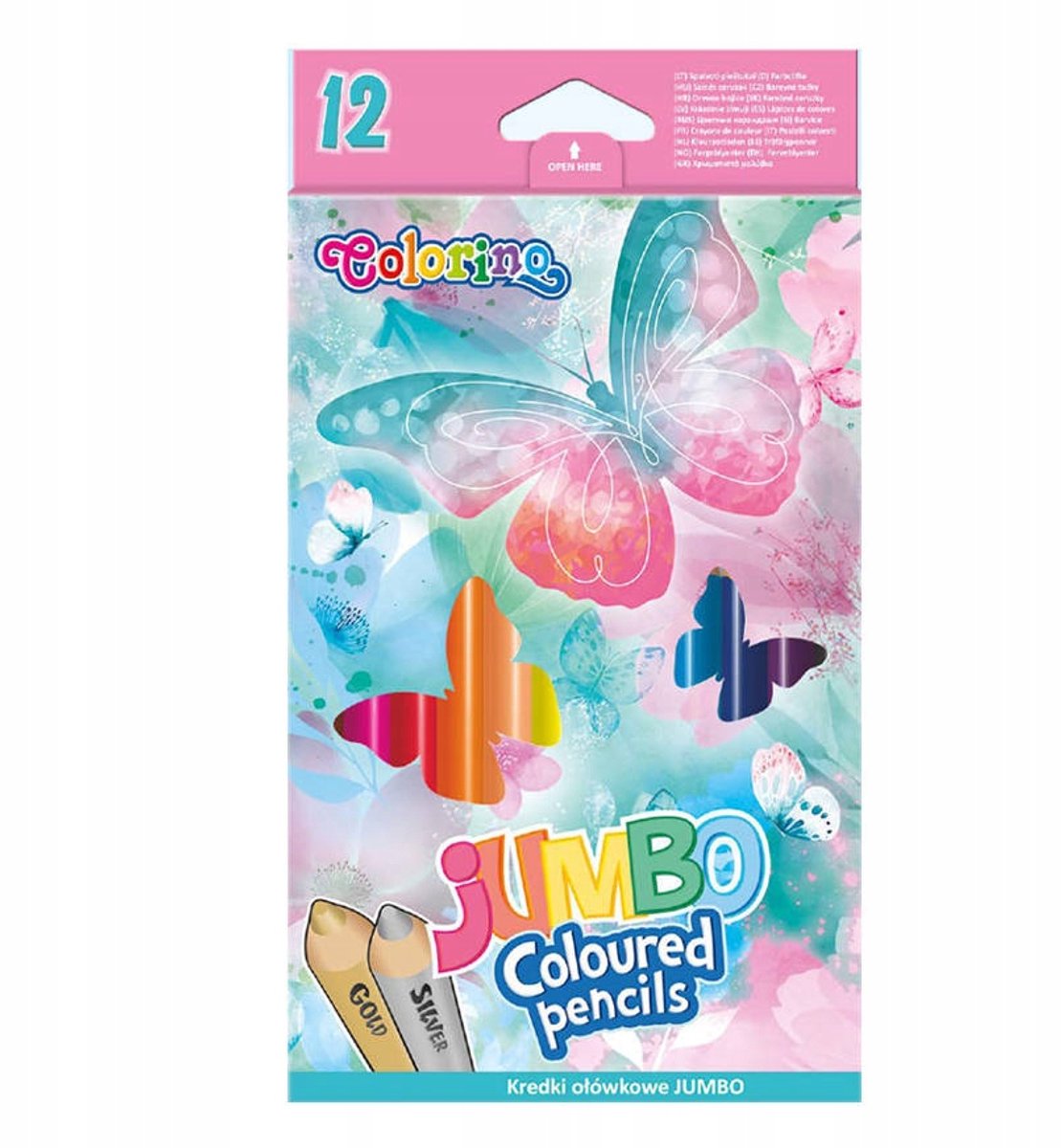 Colorino Jumbo Dromen Kleurpotloden - 12 Stuks