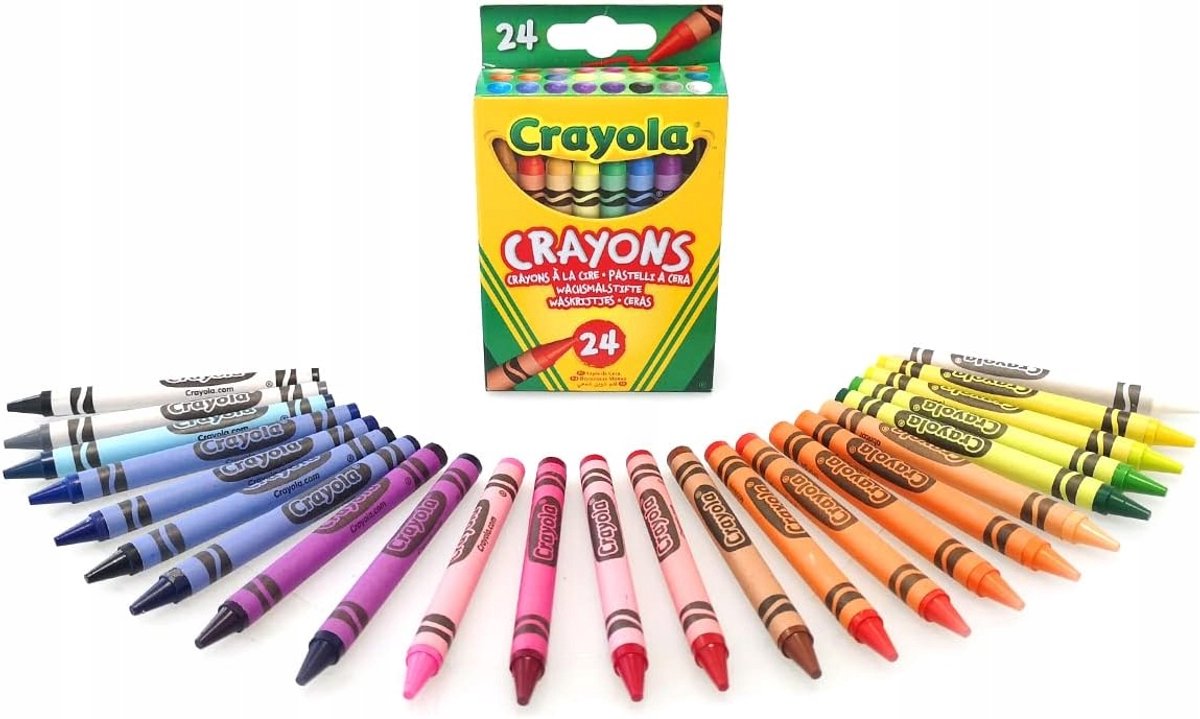 Crayola kleurpotloodset - 24 levendige kleuren