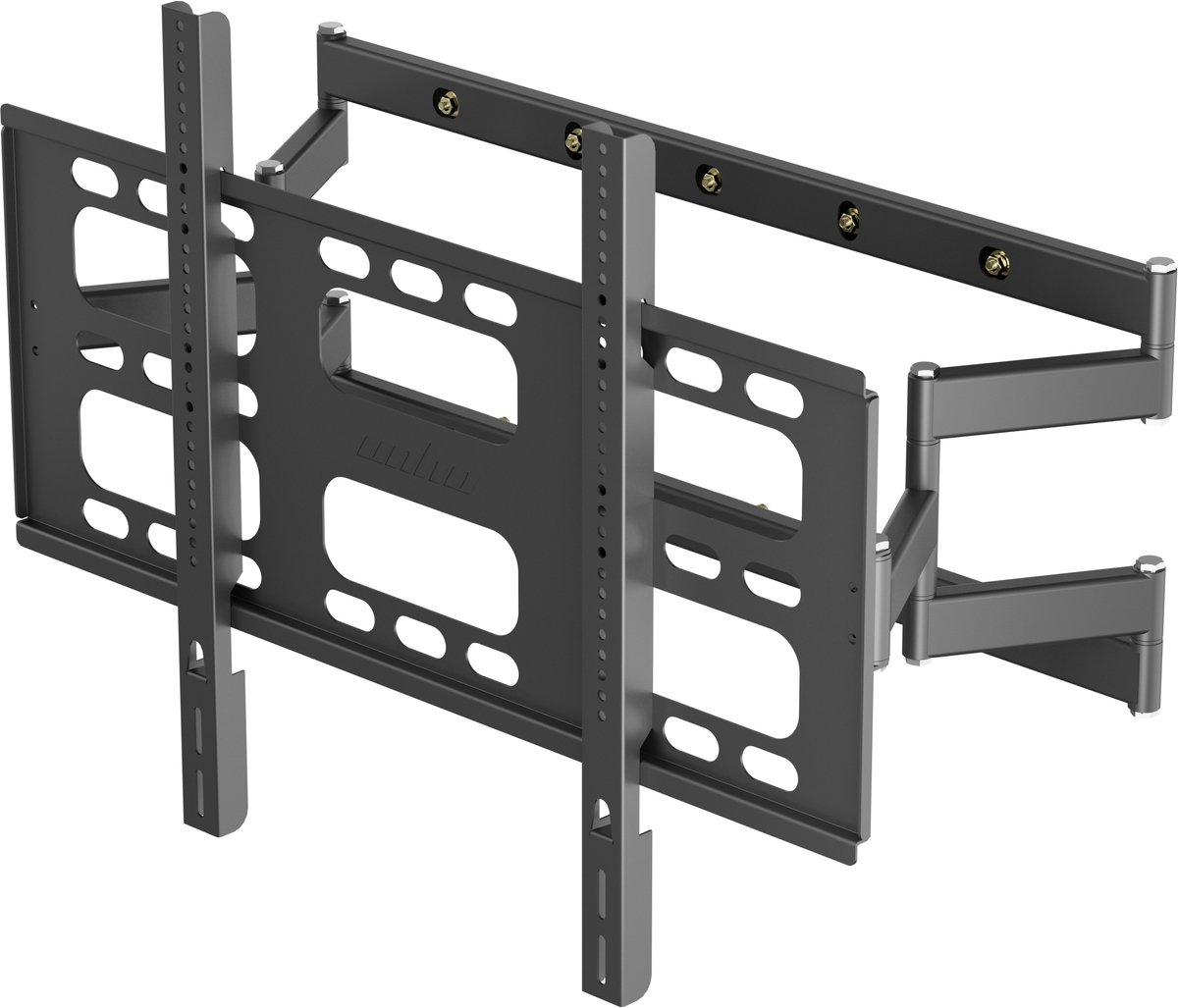unho Zware TV Muurbeugel - voor 55 65 75 85 86 95 98 100 Inch TV's - tot 264 lbs - Muurbevestiging TV Beugel - Full Motion Max VESA 800 x 600mm - LED LCD Flat Panel Universele TV Standaard