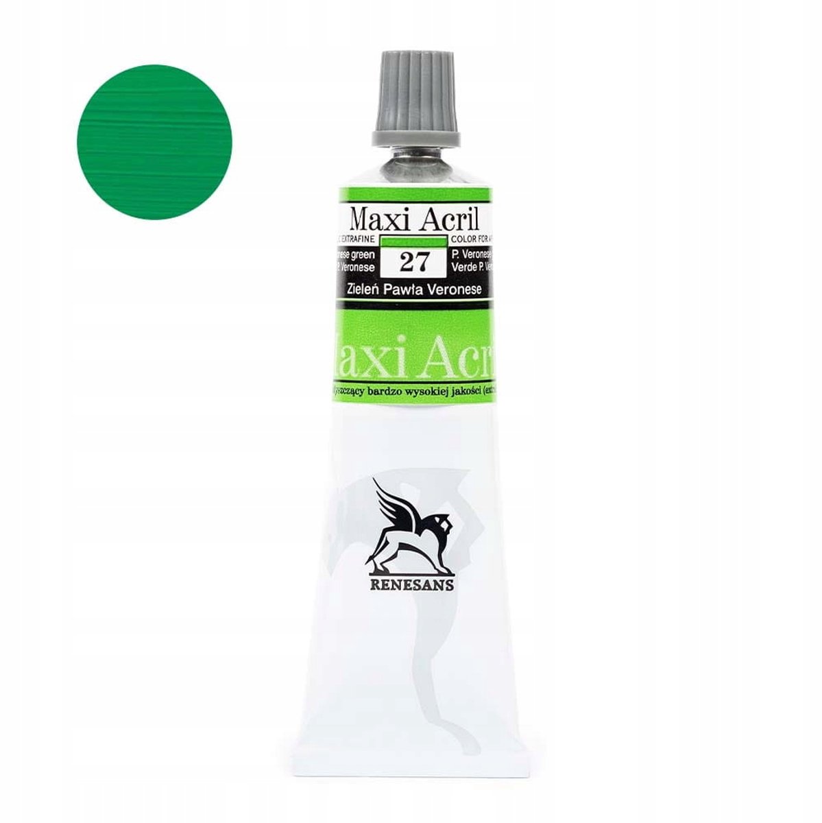 Maxi Acryl Verf 60ml - 27 Groen Paolo Veronese
