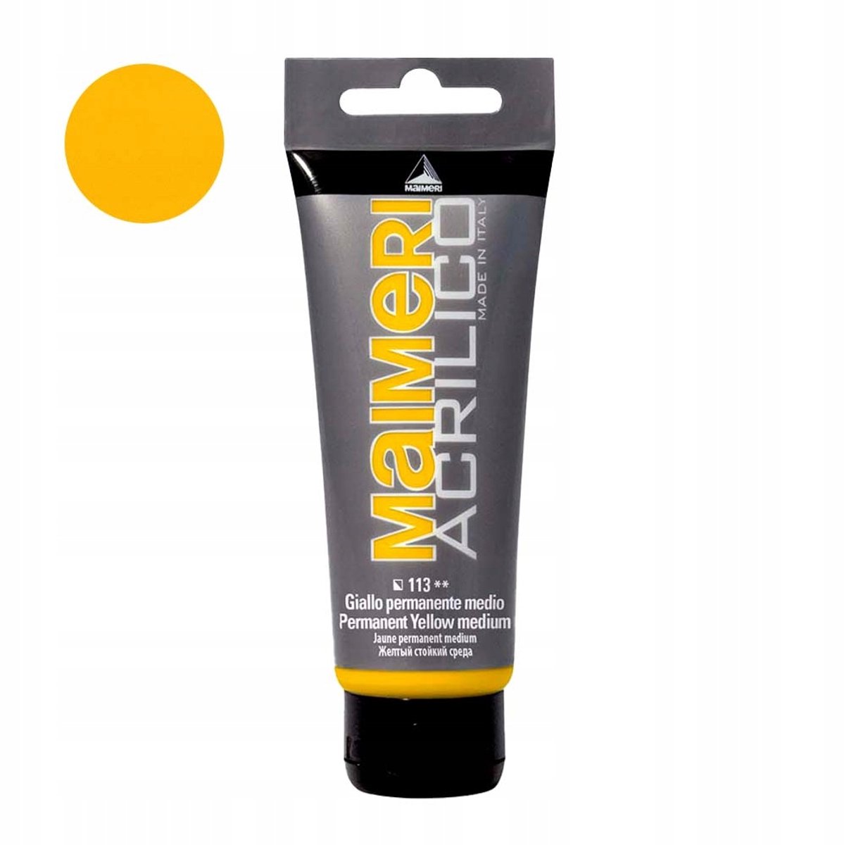 Maimeri Acrilico Acrylverf 200ml - Permanent Geel Medium