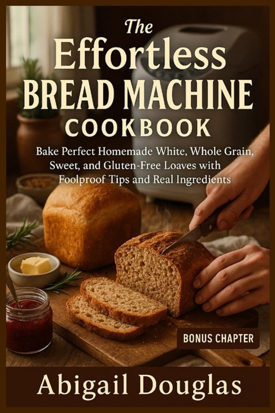 The Effortless Bread Machine Cookbook - cover