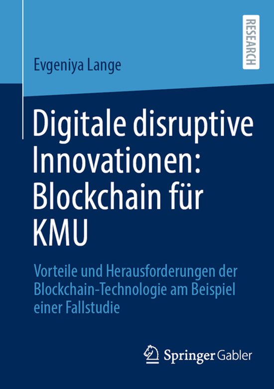 Digitale disruptive Innovationen: Blockchain für KMU - cover