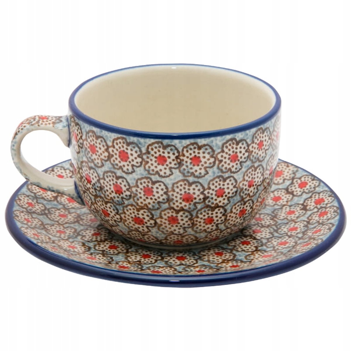 Bolesłatec Handgemaacte Kop & School 200ml - Bloemendesign