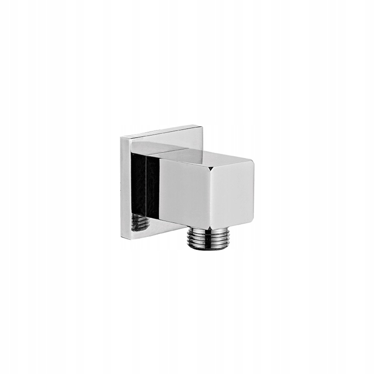 Laveo Kvadrato Hoekdouche Aanschluiting Messing Chroom 1/2"