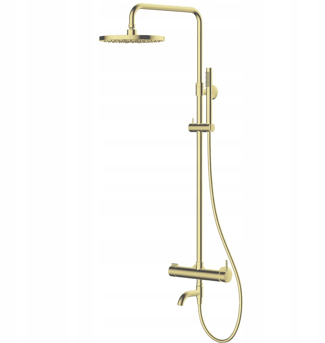 Oltens Molle Numa Douche- en Badkraan Set Goud met Regen Douche