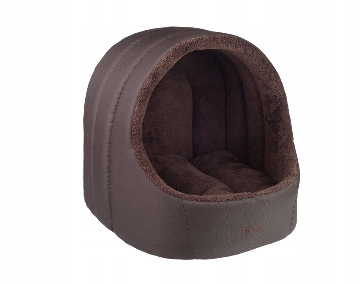 Amiplay Aspen Hondenkennel Ovaal Maat S Bruin - Comfortabel en Stijlvol
