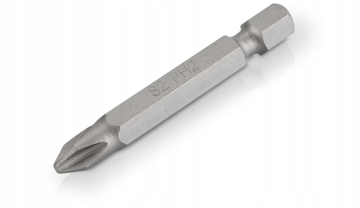 Kreator PH2 Schroefbit 50mm S2 Staal - 2 Stuks