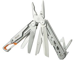 Multitool 15-in-1 van Roestvrij Staal – 170mm – Met Etui – Zakmes, Tang, Schaar, Zaag & Schroevendraaier – Multifunctioneel Gereedschap voor Outdoor & Klussen