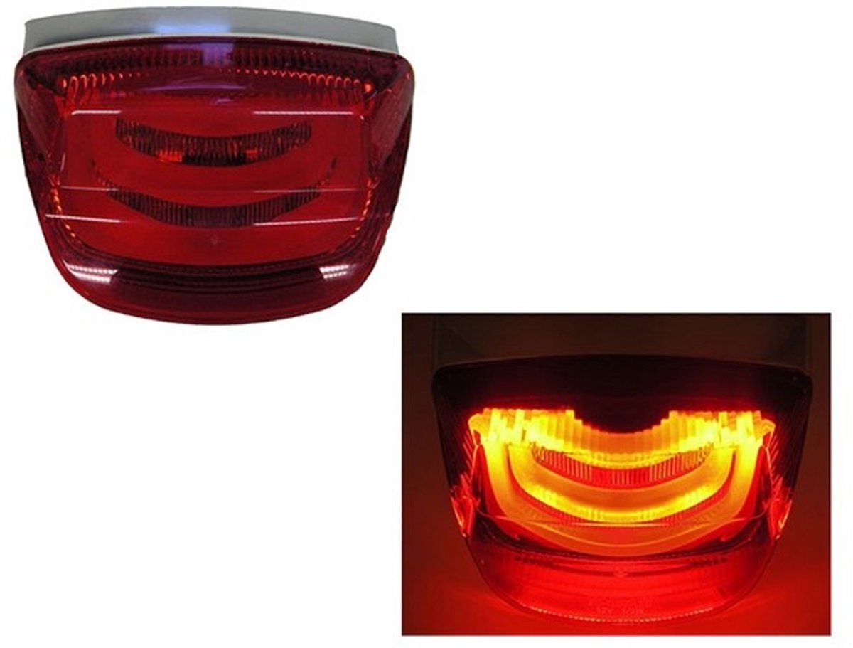 achterlicht led tube lx/lxv/vespa S chroom Power1
