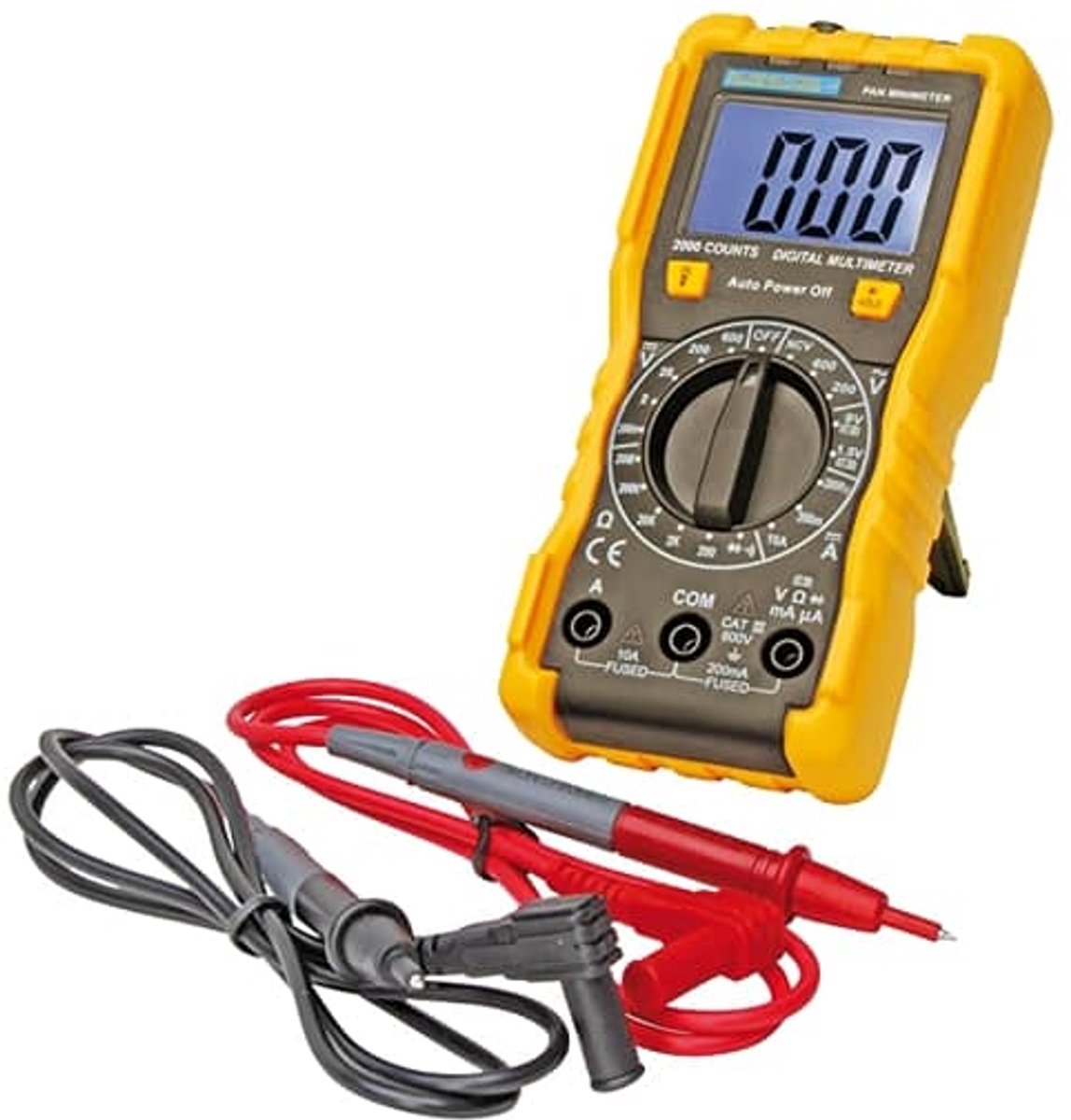 Kopp digitale multimeter Mini 7 functies 18 bereiken.