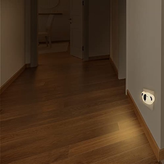 Nachtlampje Kinderen met Schemersensor - 2 Stuks LED Wandlamp voor Hal en Trap — afbeelding 3