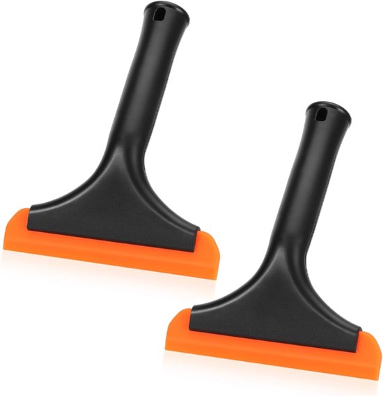 Siliconen raamwisser, 2 stuks kleine schermwissers douchewisser raam wisser, siliconen wisser auto voor autoruiten, spiegels, glas, keukens, badkamers (blauw