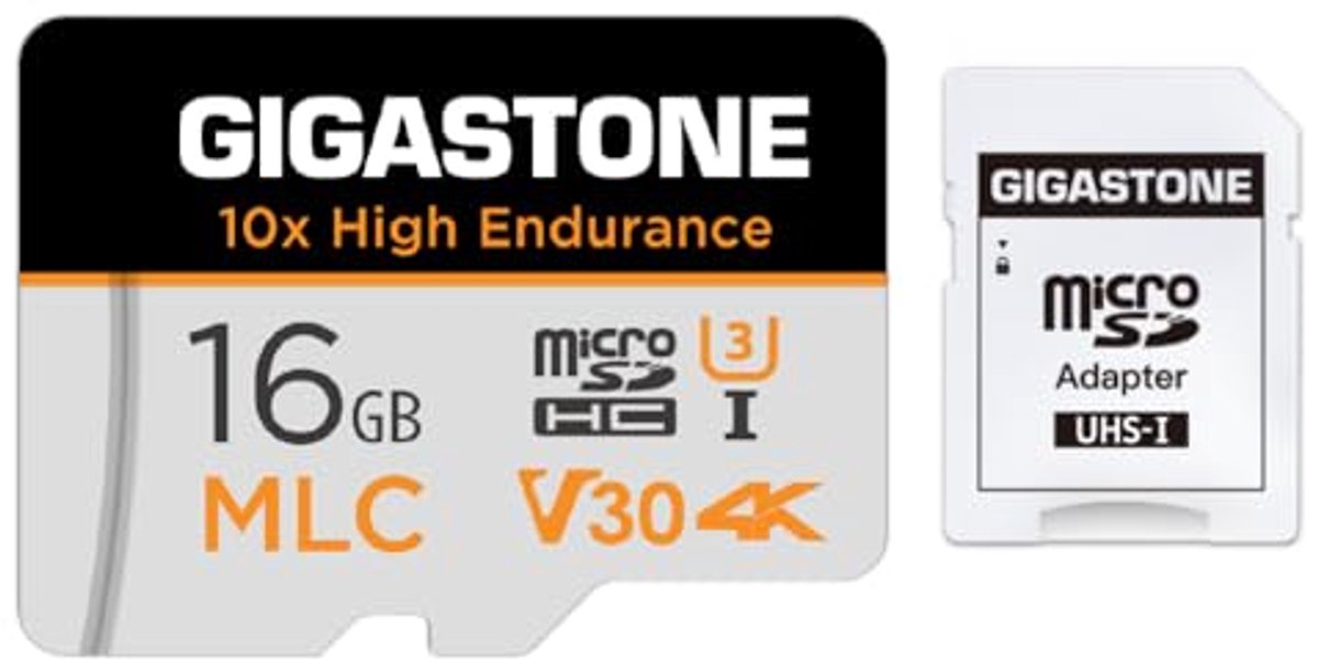 16GB Micro SD Geheugenkaart - Hoge Duurzaamheid, SDHC UHS-I U3, Klasse 10, V30 - Geschikt voor Dashcams en Camera's