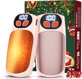 Handwarmers Oplaadbaar 2 Stuks – Elektrische Handwarmers Herbruikbaar–Langdurige Warmte Sinterklaas Cadeau–Display & 5 Standen–Voor Outdoor, Wintersport, Golf en bij Raynaud - Perfect Kerstcadeau voor Hem en Haar