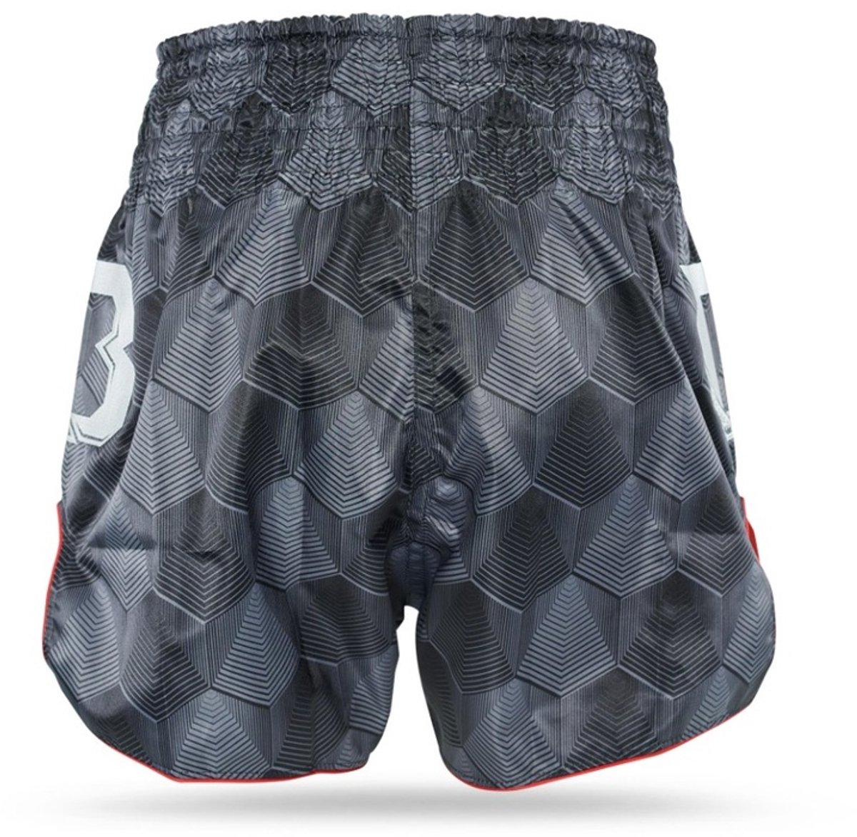 Fairtex x Booster FXB TBT Stealth Grey - Muay Thai short - L - Grijs / Zwart