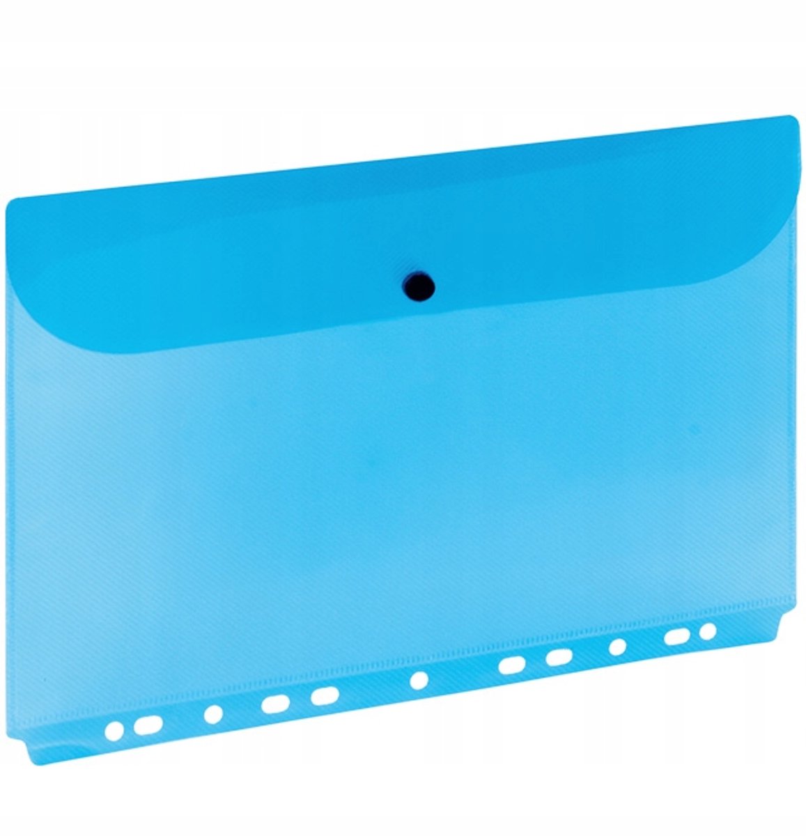 GRAND A4 map met drukknoopsluiting, blauw, polypropyleen