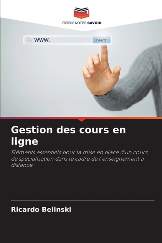 Gestion des cours en ligne | 9786209094545 | Ricardo Belinski | Boeken ...