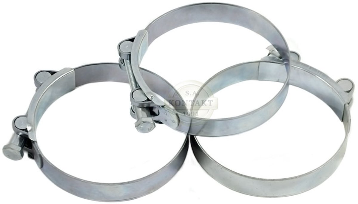 GBS W1 Slangklem 92-97mm, 24mm Breedte, Verzinkt staal