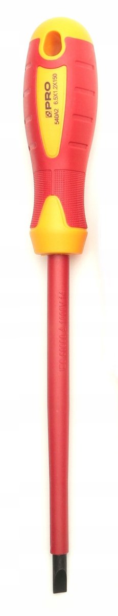 PRO Platte Geïsoleerde Schroevendraaier 6,5x150mm