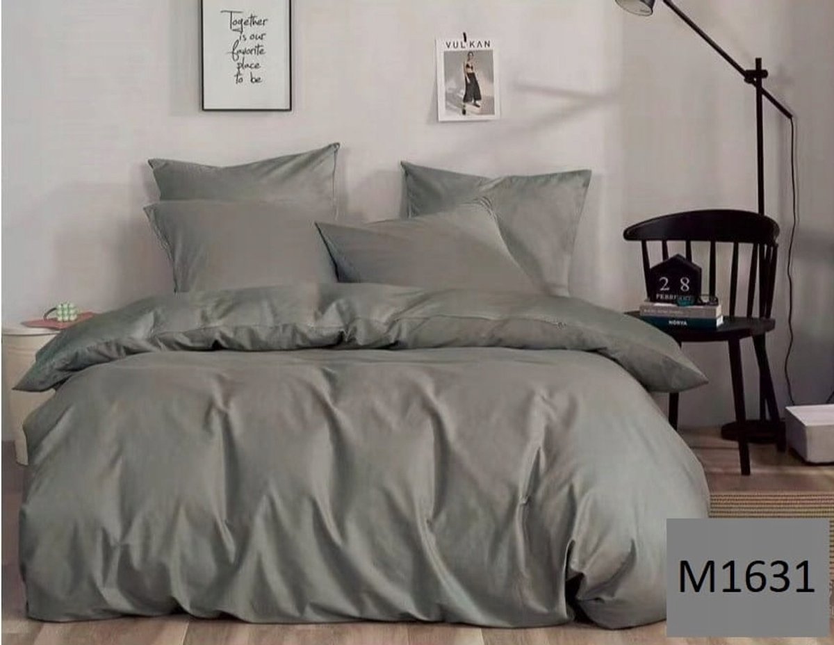 Katoenen Satijnen Dekbedovertrek Set 160x200 cm - Luxe & Comfort